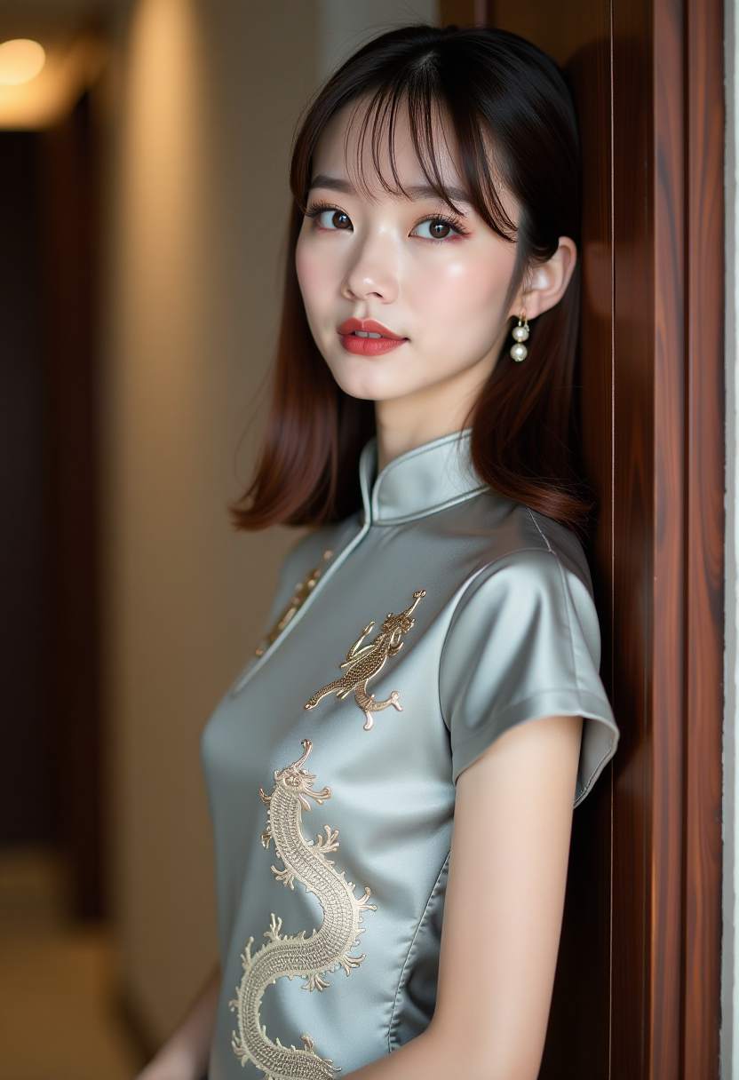 奔跑的年轻女孩